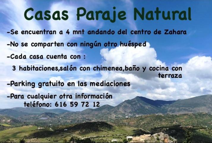 Casas Paraje Natural Zahara De La Sierra Extérieur photo